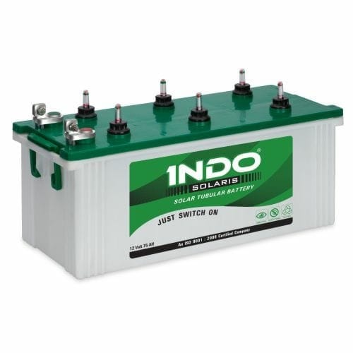 Indo Solar tubular battery for solar power backup